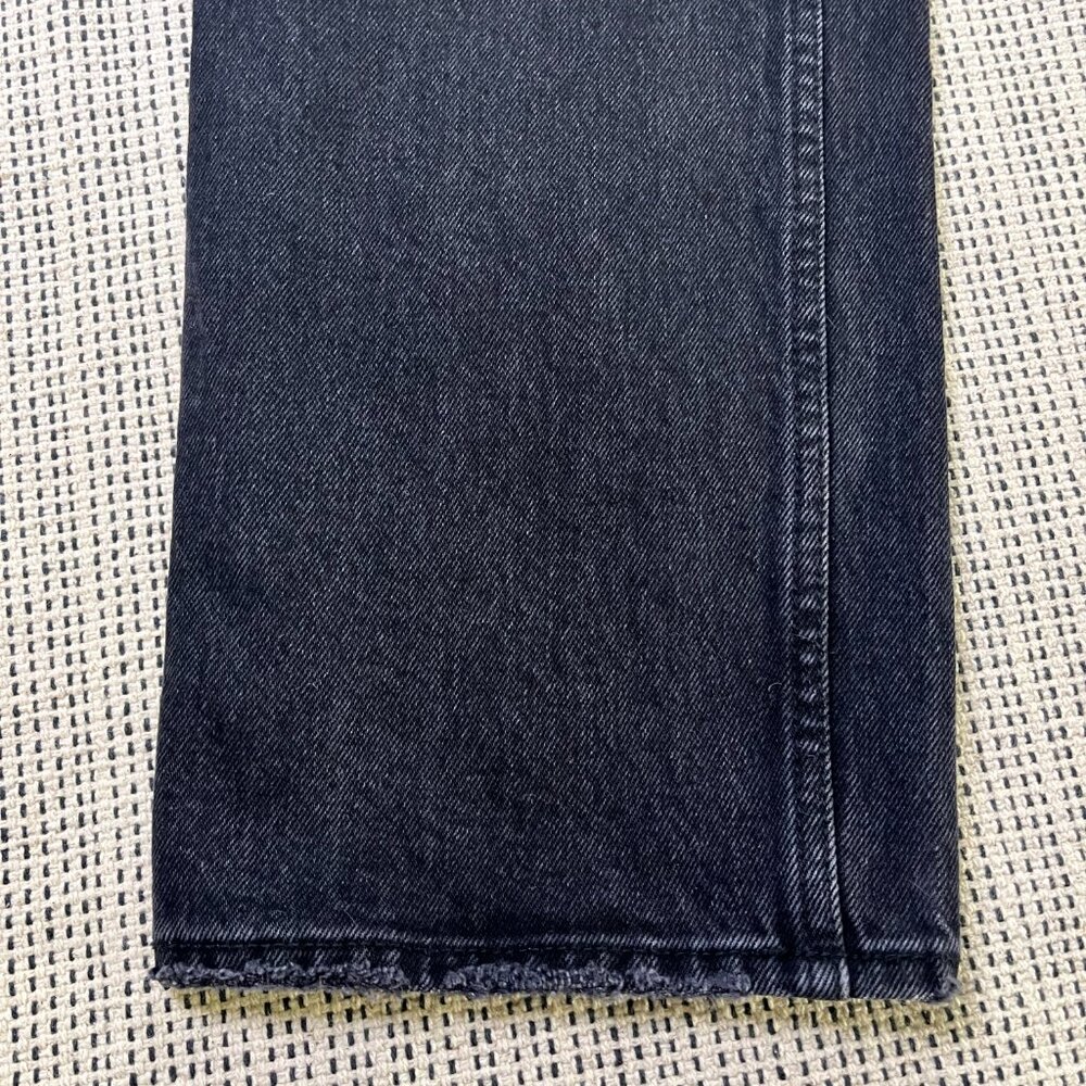 Abercrombie & Fitch 90s Straight Jeans Ultra High Rise - Black -  Size 28 - Picture 3 of 9